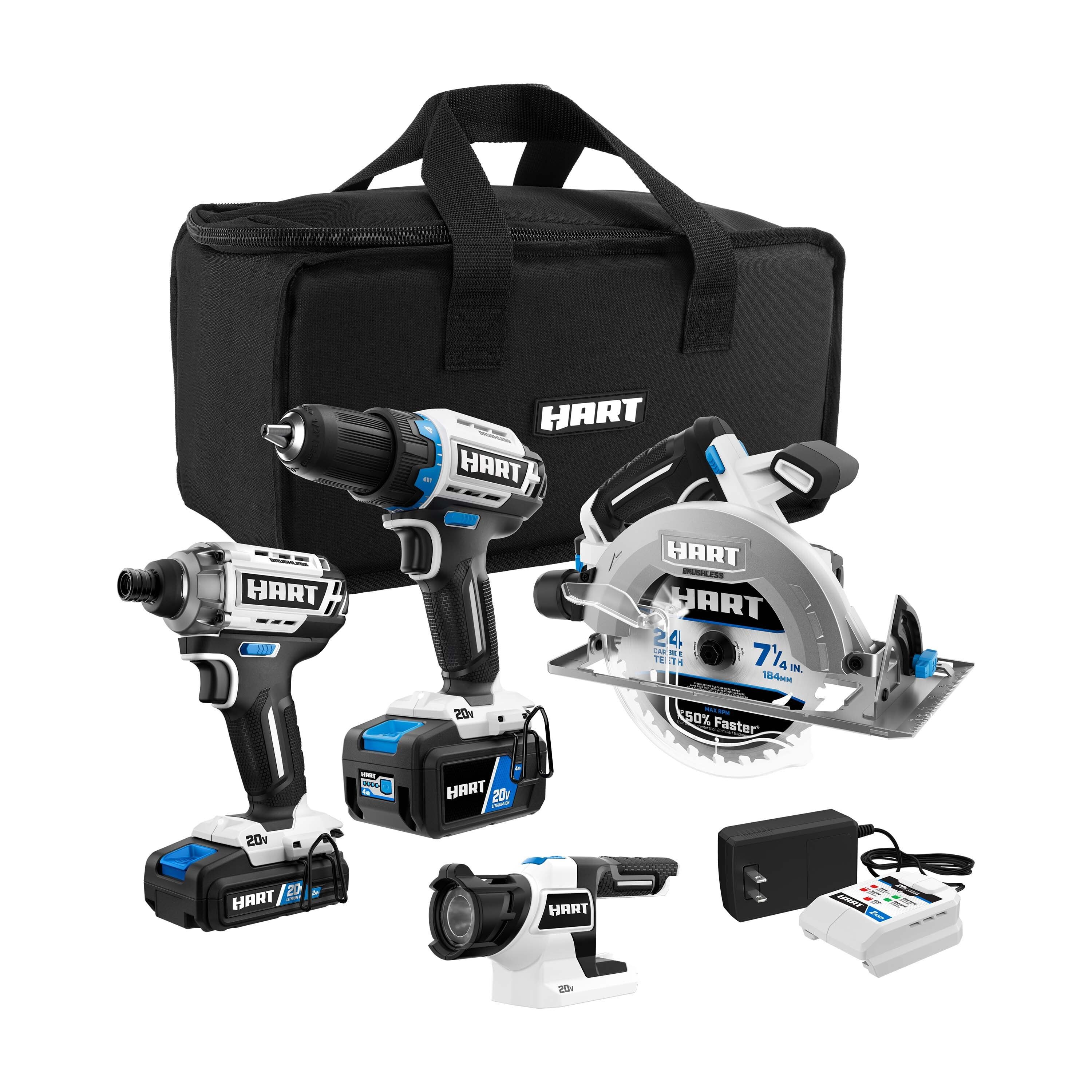 Hart 20v best sale brushless impact driver