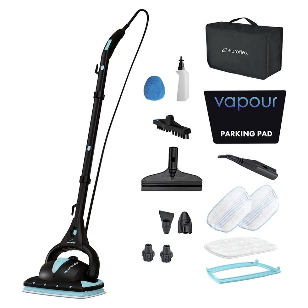 Steam Mop Cleaning System with 6-Attachments