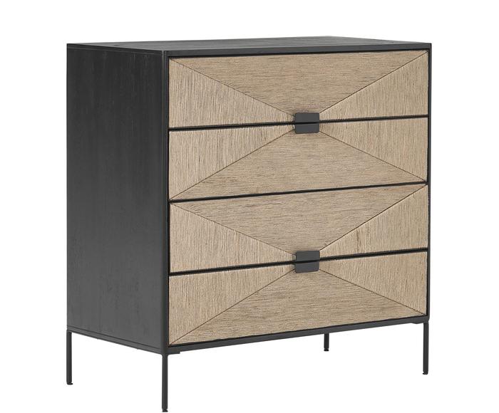 Cómoda de madera de mango maciza June