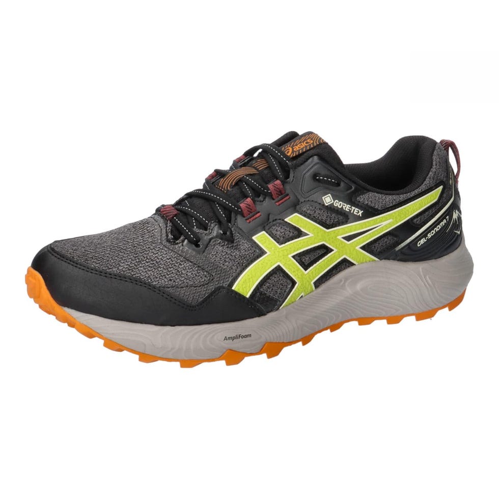 ASICS Gel-Sonoma 7 GTX, Sneaker Hombre, Graphite Grey/Neon Lime, 44.5 EU