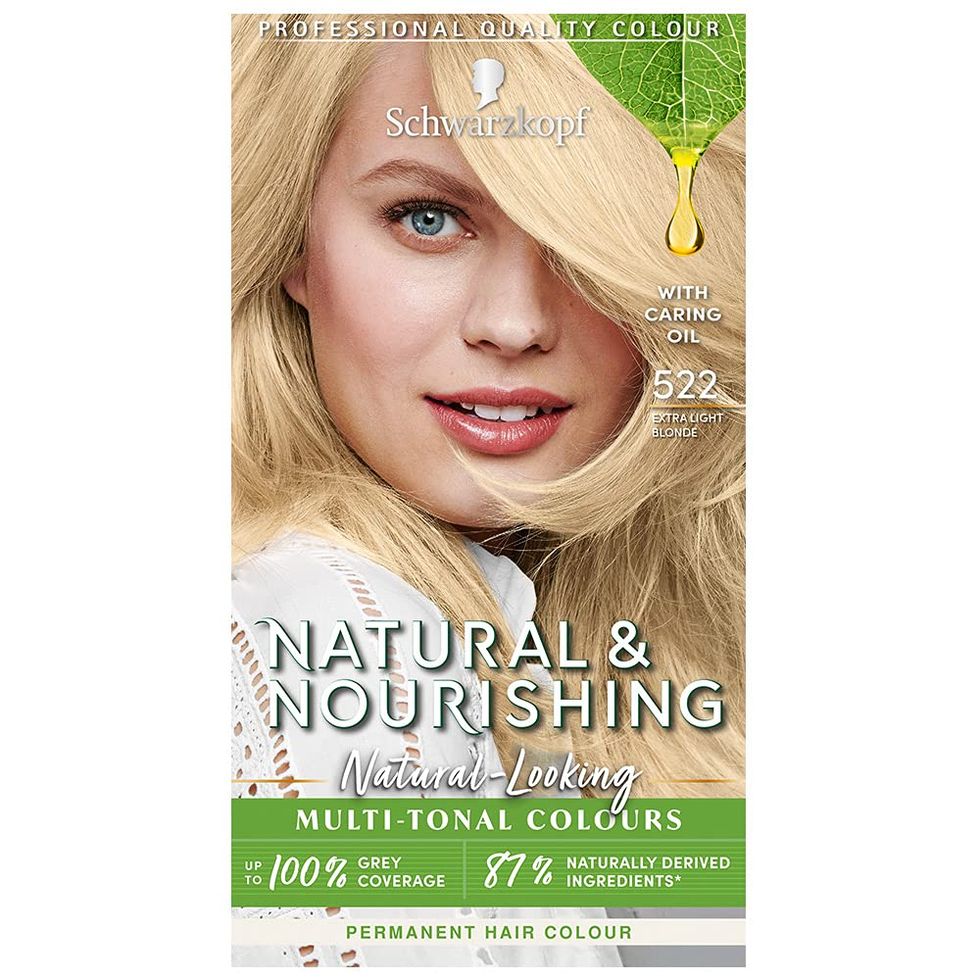 Natural & Nourishing 522 Extra Light Blonde Permanent Hair Dye