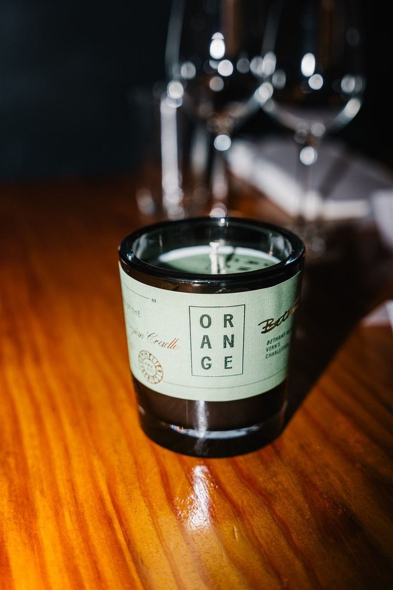 Rewined Orange Wine Candle