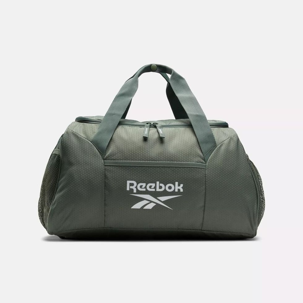 Gear Polyester Yoga 30L Medium Water Resistant Travel Duffle Bag/Gym  Bag/Sports Duffle For Men/Women(Grey-Black-Orange), 30 x 42 x 24 Centimeters