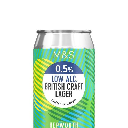 M&S Low Alcohol British Craft Lager 330ml