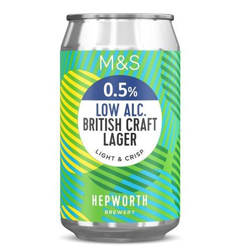 M&S Low Alcohol British Craft Lager 330ml