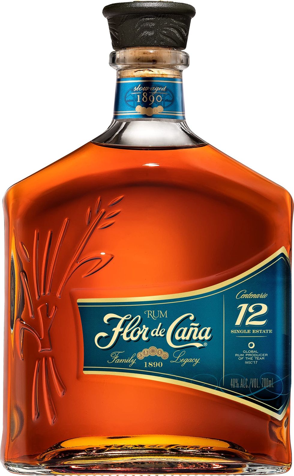 Ron Flor de Caña Centenario 12 años, 1 botella 70 cl