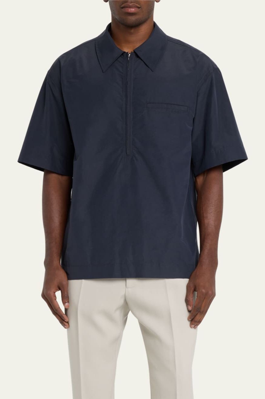 Men's Half-Zip Popover Shirt