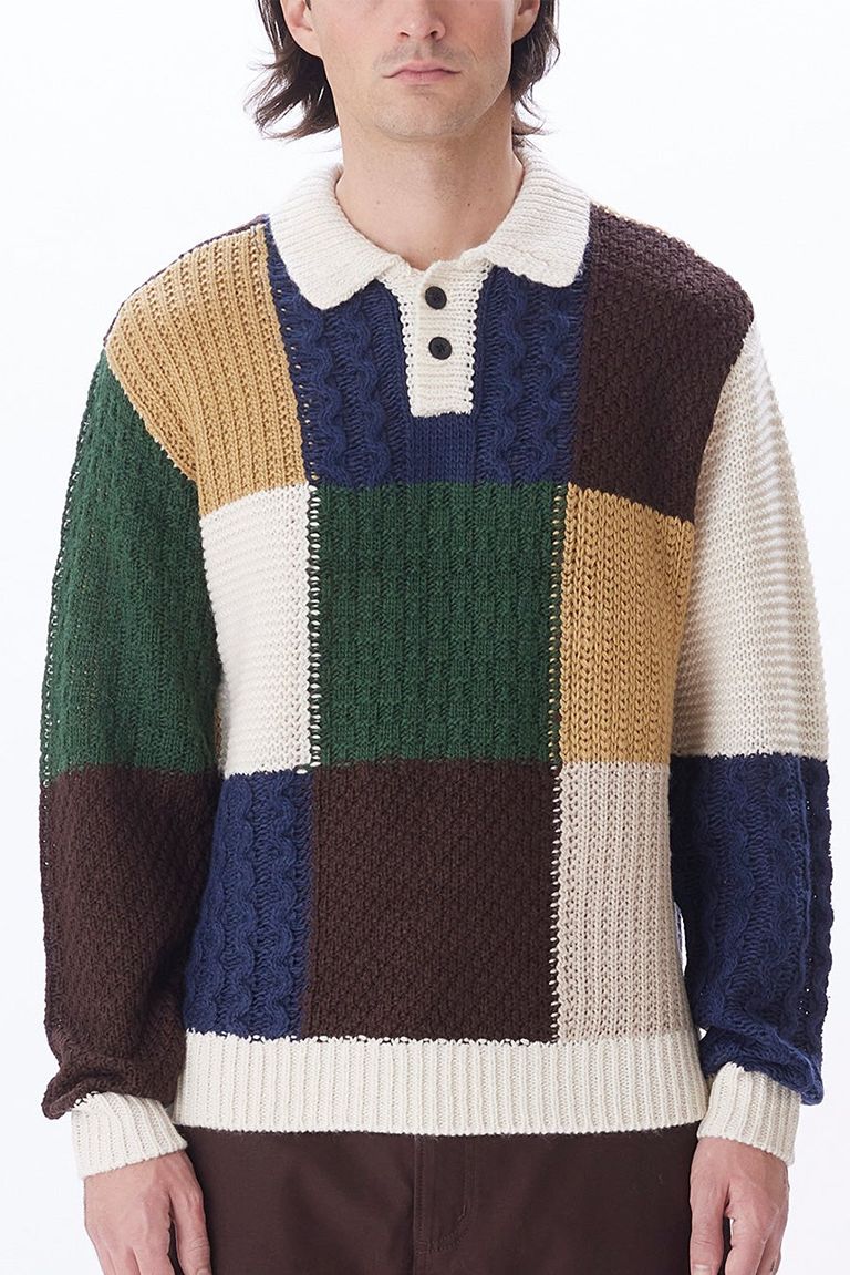 OBEY Oliver Patchwork Sweater