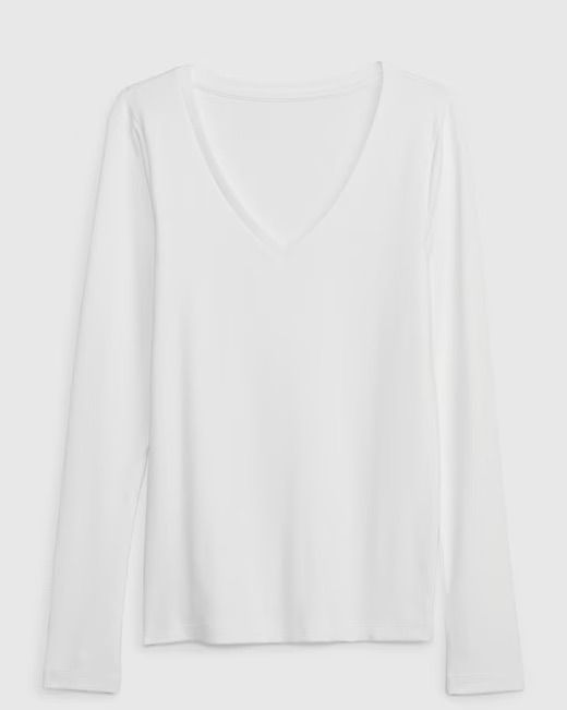 Longsleeve top V neck – BEST WEAR - casual - basics - shirts