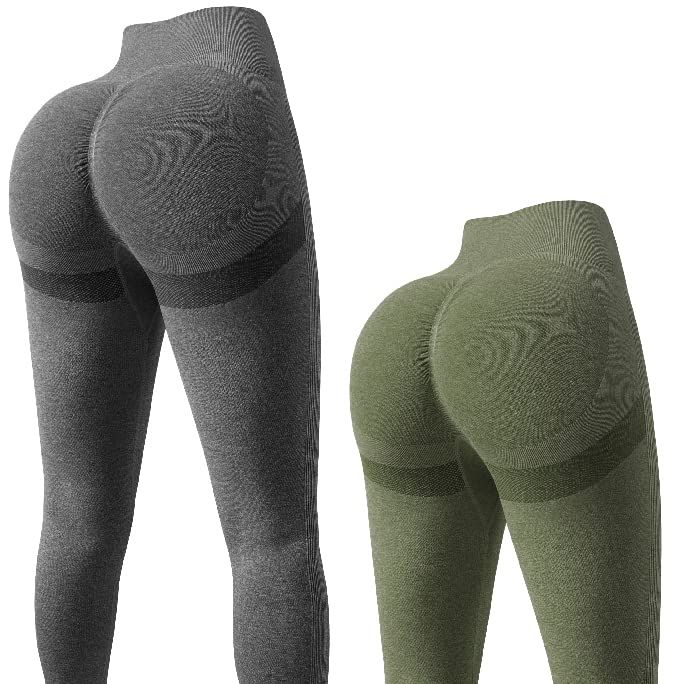 OQQ Women's 3 Piece High Waist Workout Shorts Butt Lifting Tummy