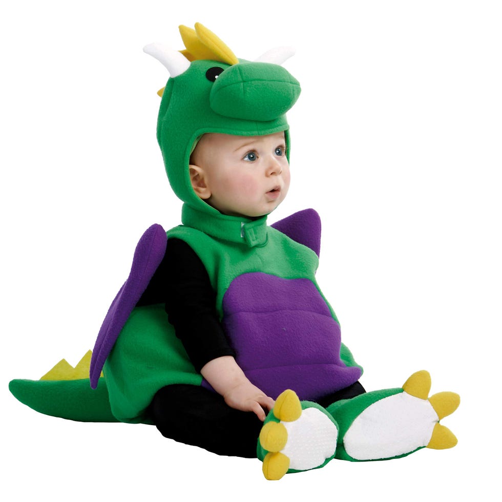 Disfraz de bebé dinosaurio