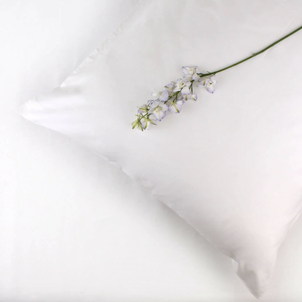 White Pillowcases in Organic Cotton