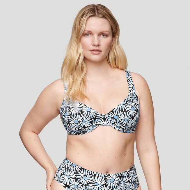 Old Navy High-Waisted Printed French-Cut Bikini Swim Bottoms for