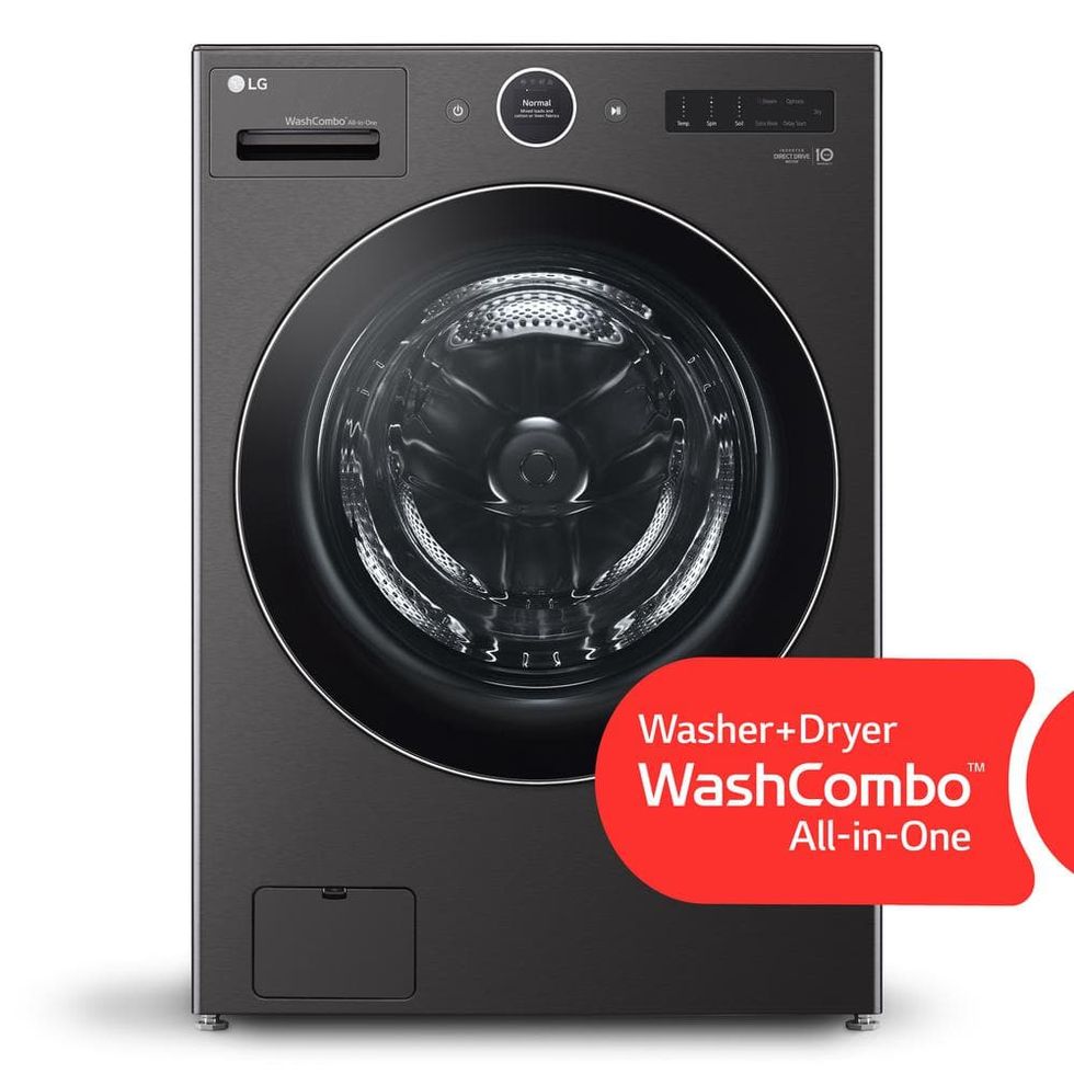 Mega Capacity Smart Front Load Electric All-in-One Washer Dryer Combo 