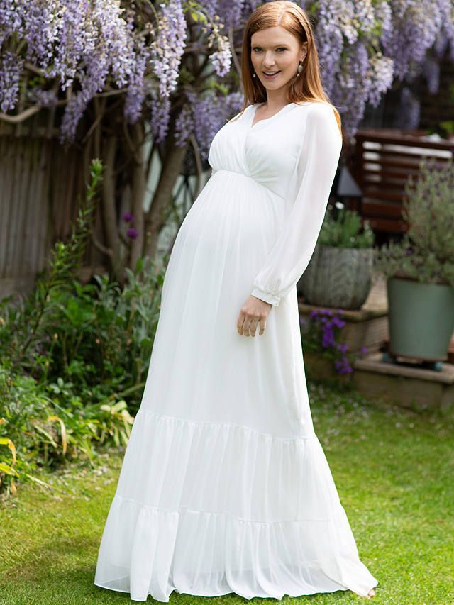 Eva Lace Maternity Gown (Scarlet) - Maternity Wedding Dresses, Evening Wear  and Party Clothes by Tiffany Rose ES