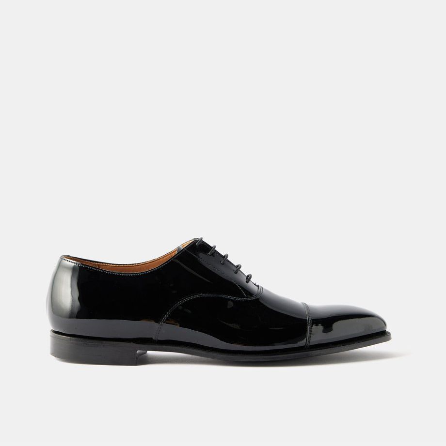 Hallam Patent-Leather Oxford Shoes