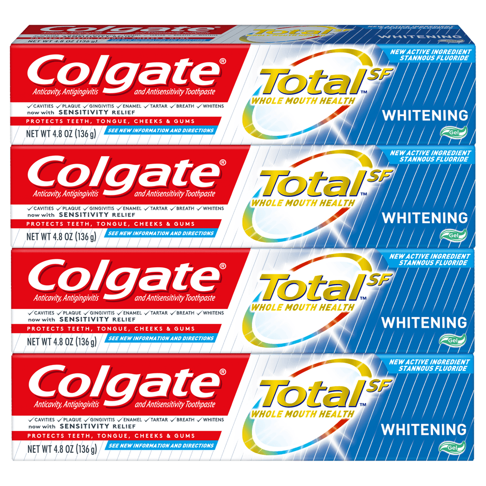 Total whitening toothpaste