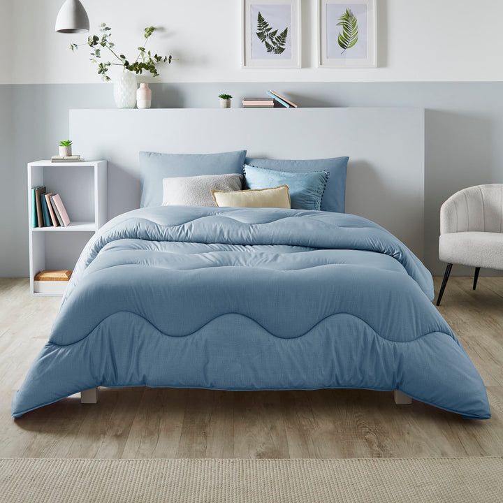 Night Lark® Linen Print Coverless Comforter