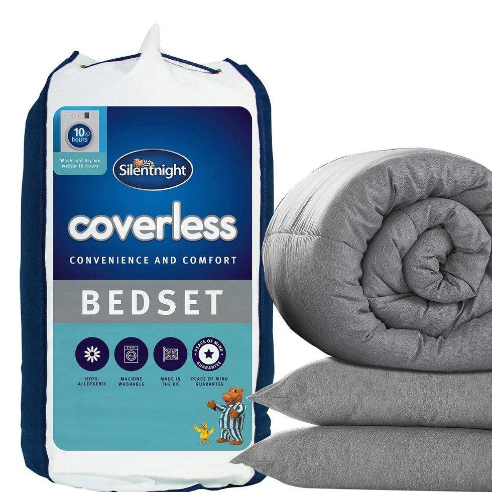 Silentnight Coverless Washable 10.5 Tog Comforter and Pillow Set