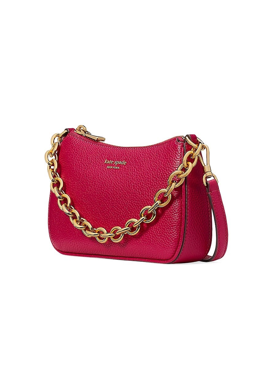 Jolie Pebbled Leather Crossbody Bag