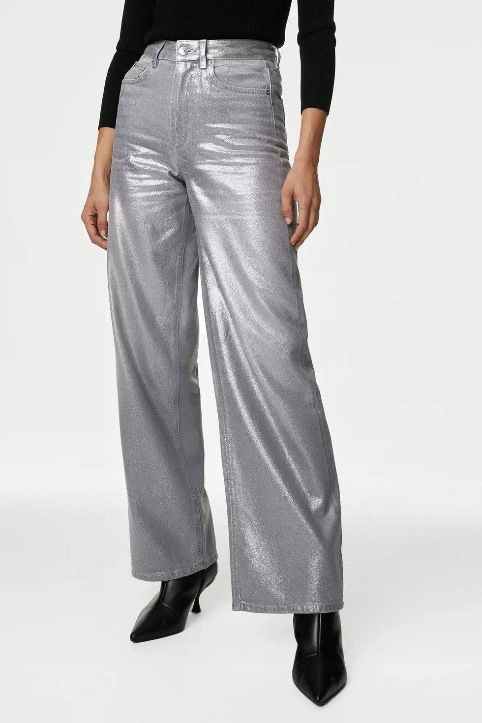 How to do the silver trouser trend