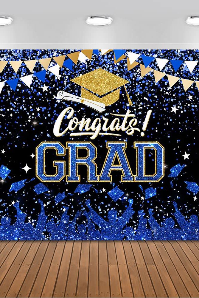 "Congratulations on your graduation" photo background
