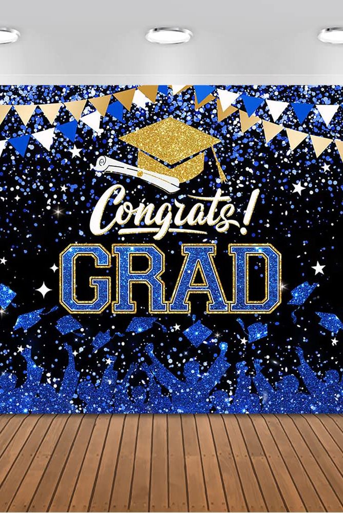 "Congrats Grad" Photo Backdrop