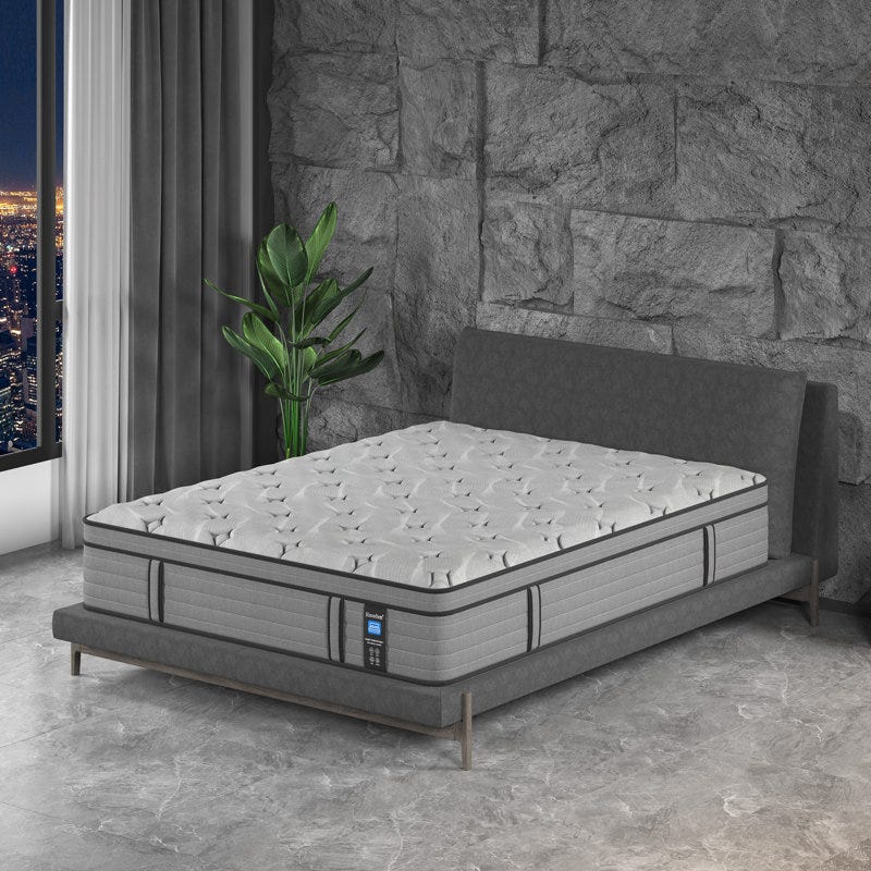 Fatih 13.5" Firm Euro Top Hybrid Mattress