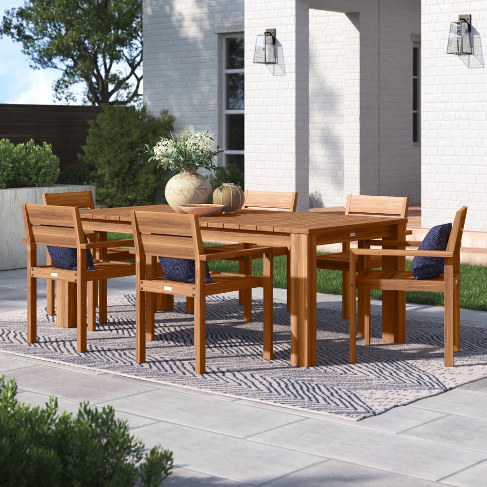 Gardella Rectangular 6-Person Dining Set