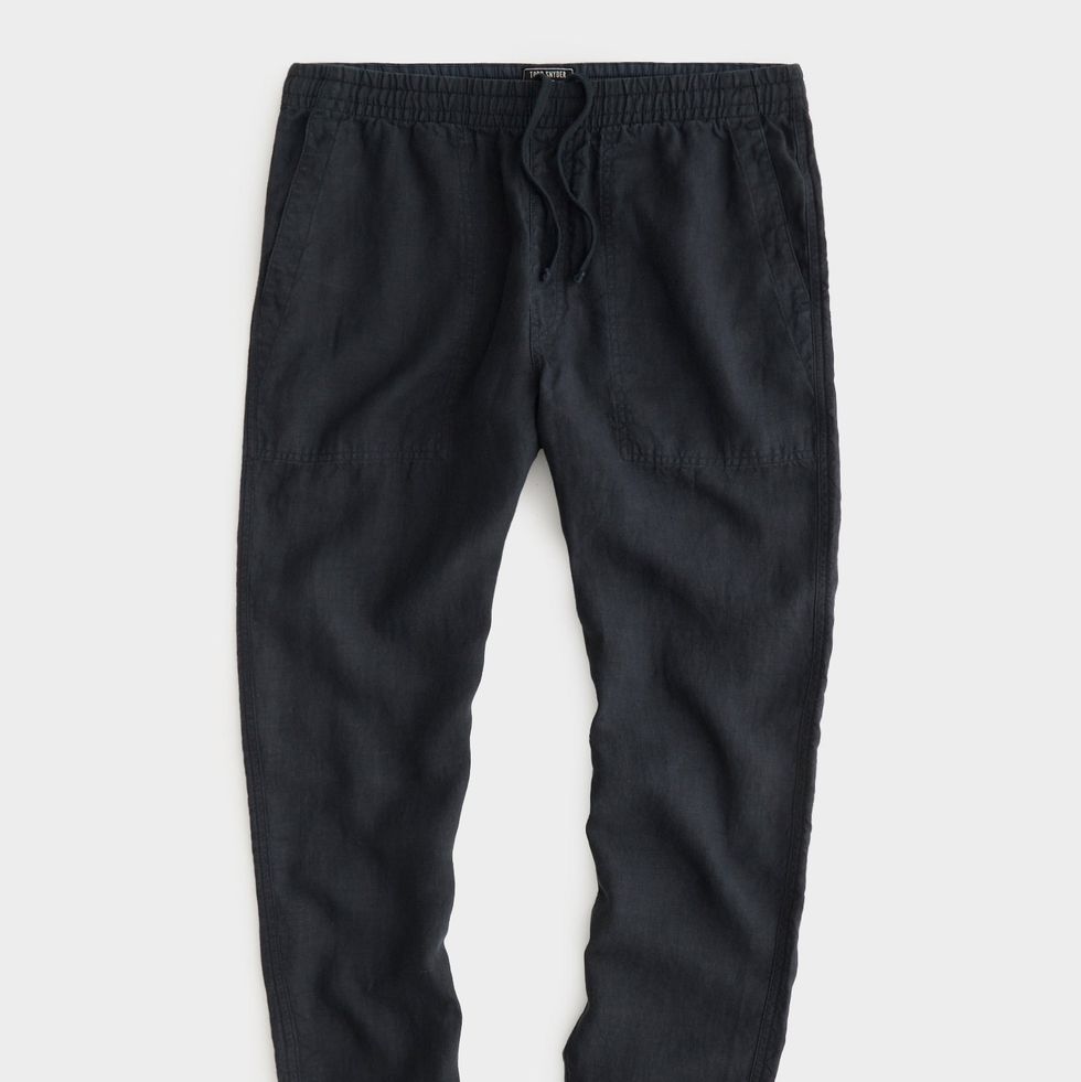 Coastal Linen Pants - Black