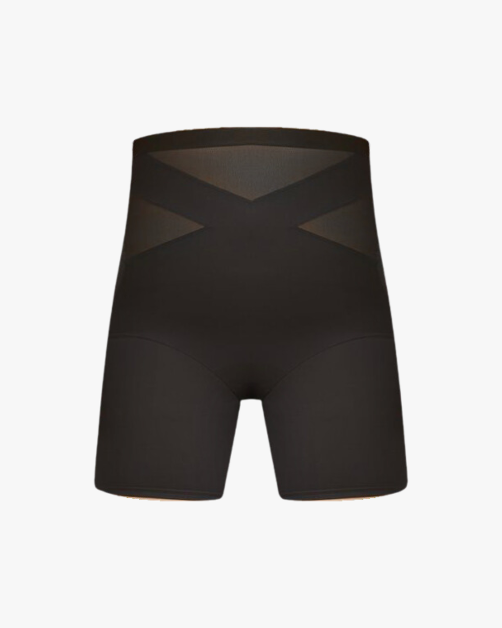 Shapellx AirSlim 2-In-1 High-Waisted Booty Lift Shaper Shorts - Black •  Price »