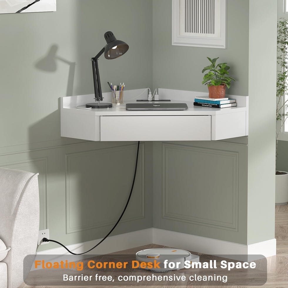 Floating Corner Desk