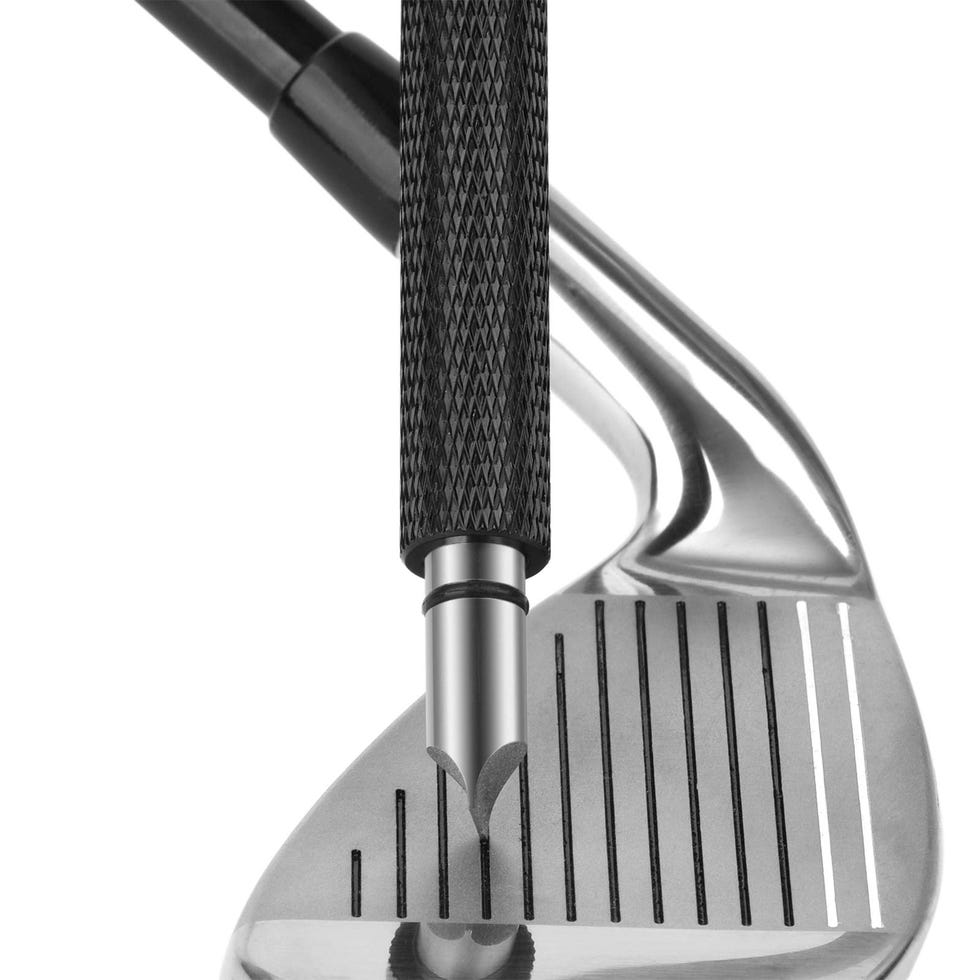 Golf Club Groove Sharpener, Re-Grooving Tool and Cleaner