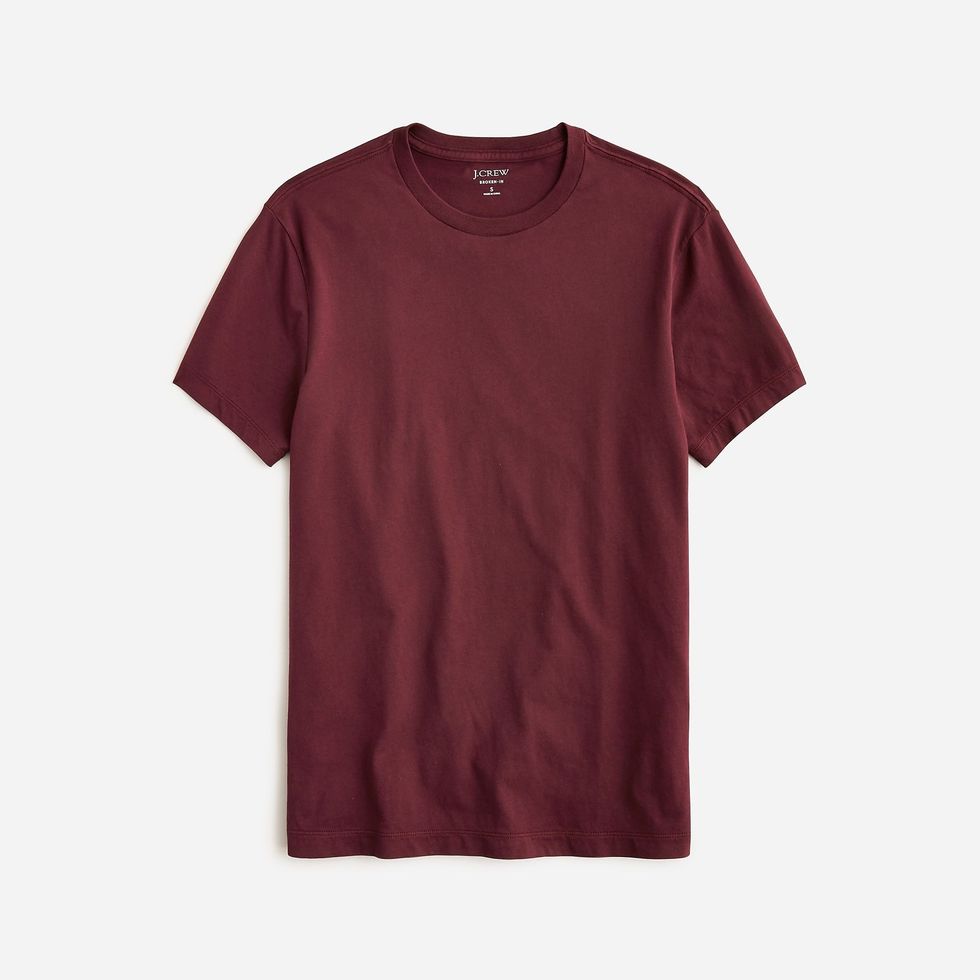 Textured short-sleeve T-shirt - T-shirts - Men