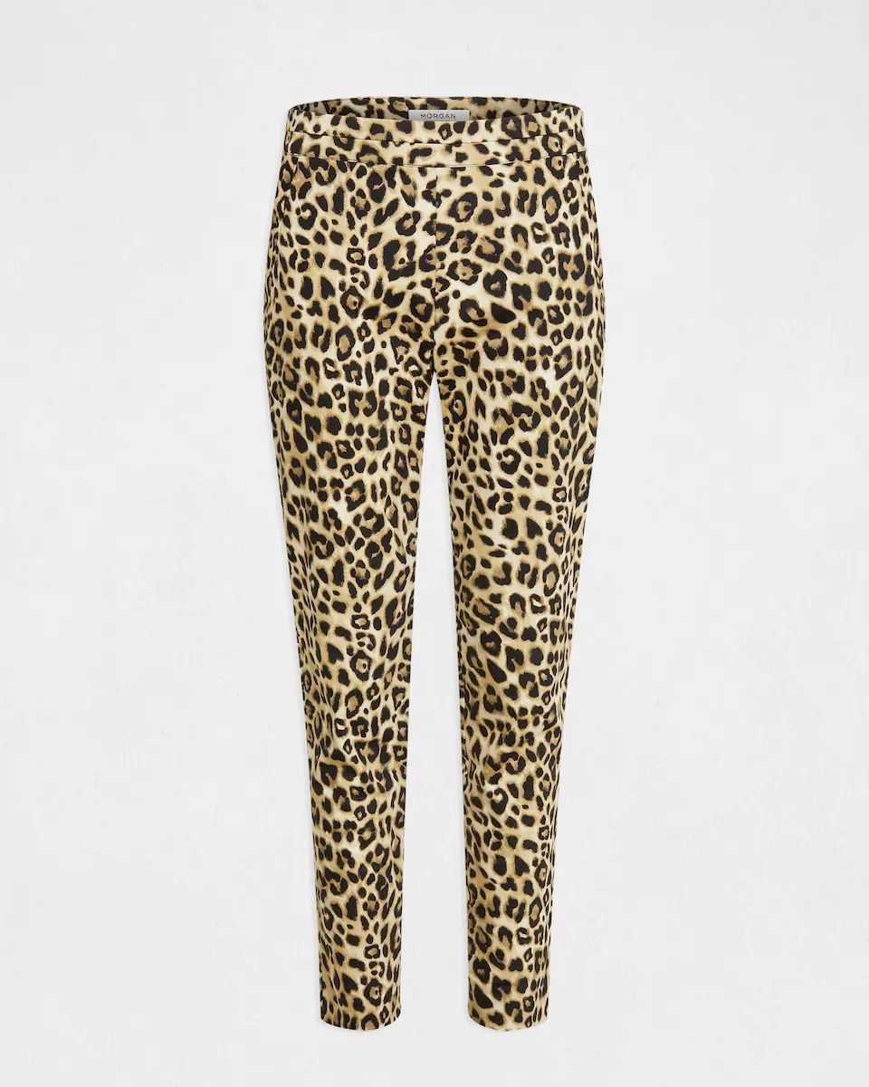 Pantalones pitillo leopardo