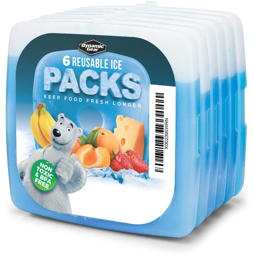 6 packs de hielo para congelador reutilizables