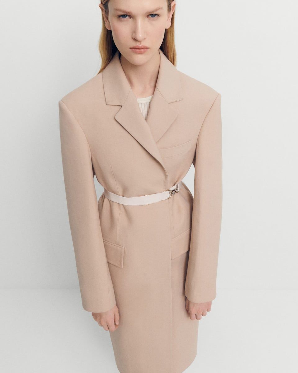 Structured Belted Coat