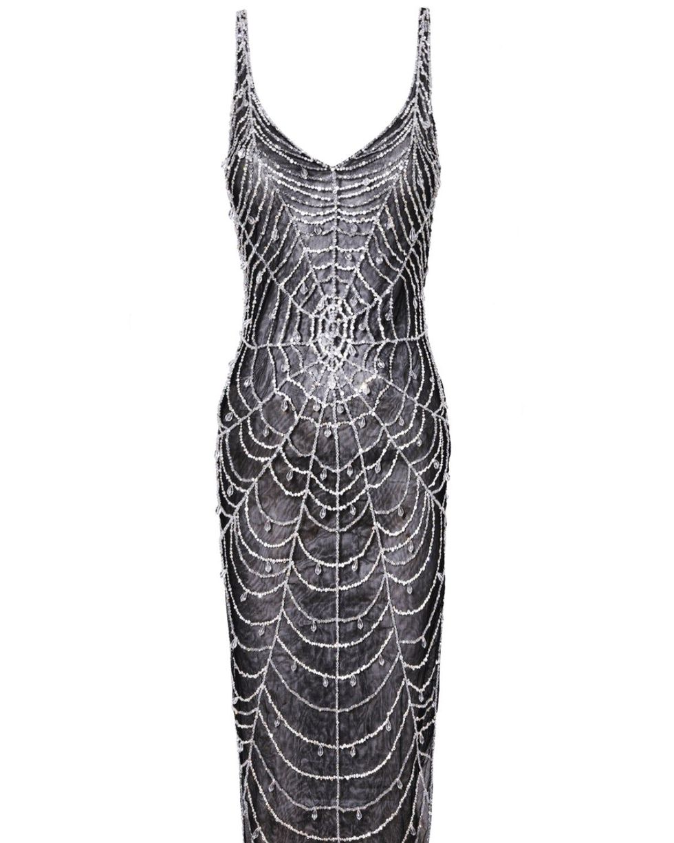 Cobweb Midi Dress - £1,850.00