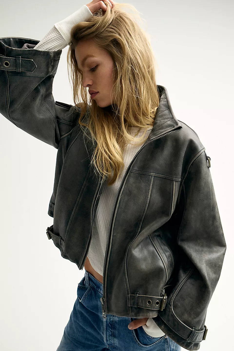 Skyline leather jacket