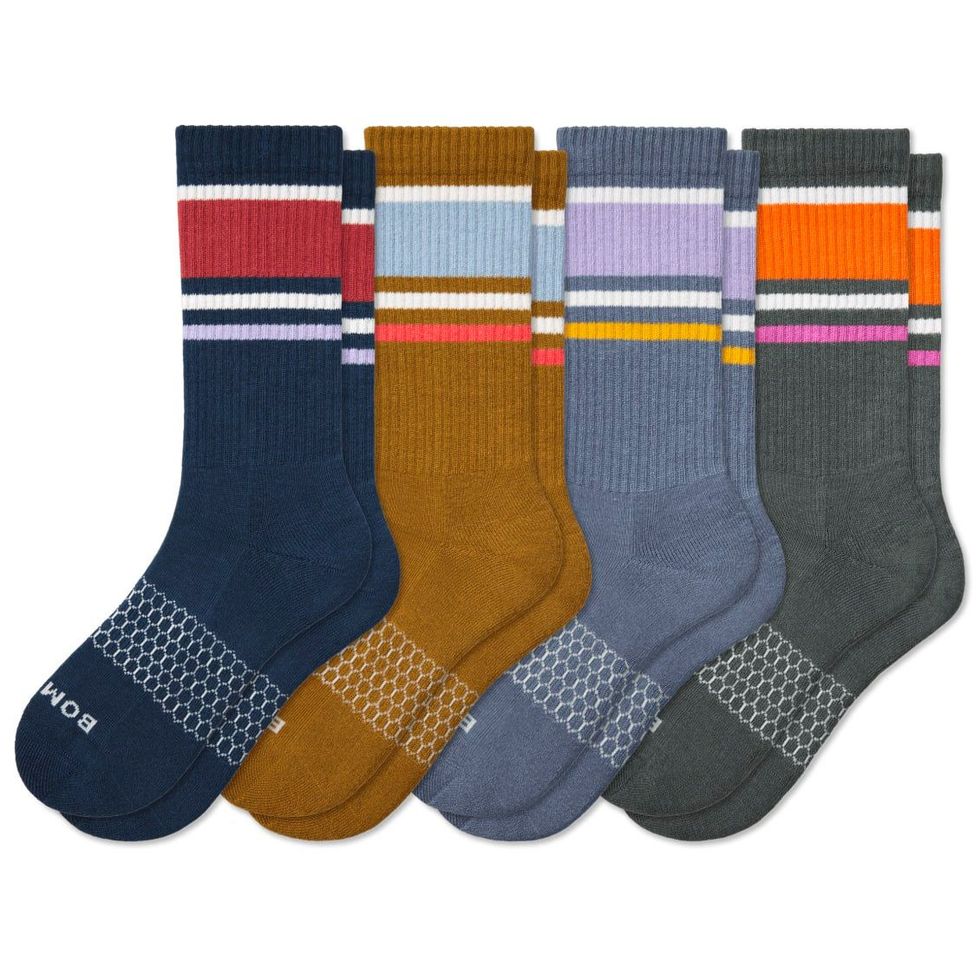 Striped Calf Socks (4-Pack)