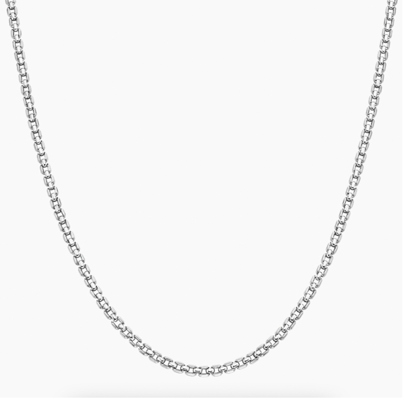 21 Best Silver Chains For Men 2024   1707153410 7 65c117ee56e59 