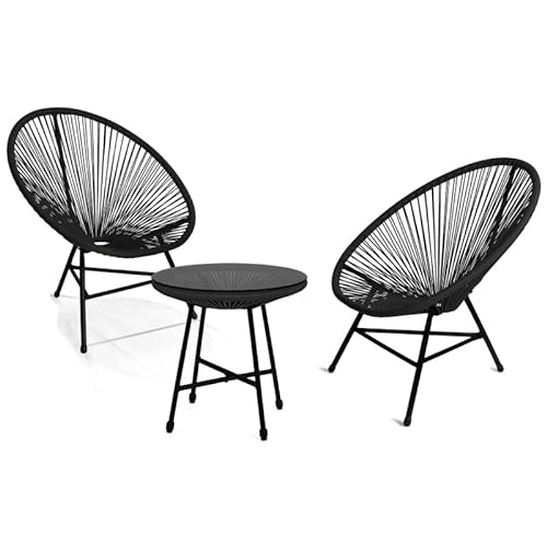 Conjunto de mesa con dos sillas