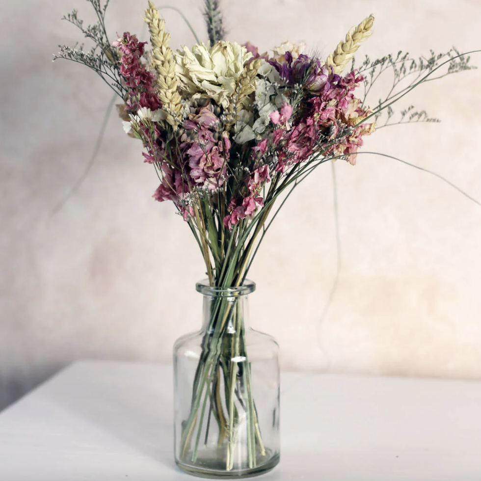 Antique Pink Dried Flower Posy