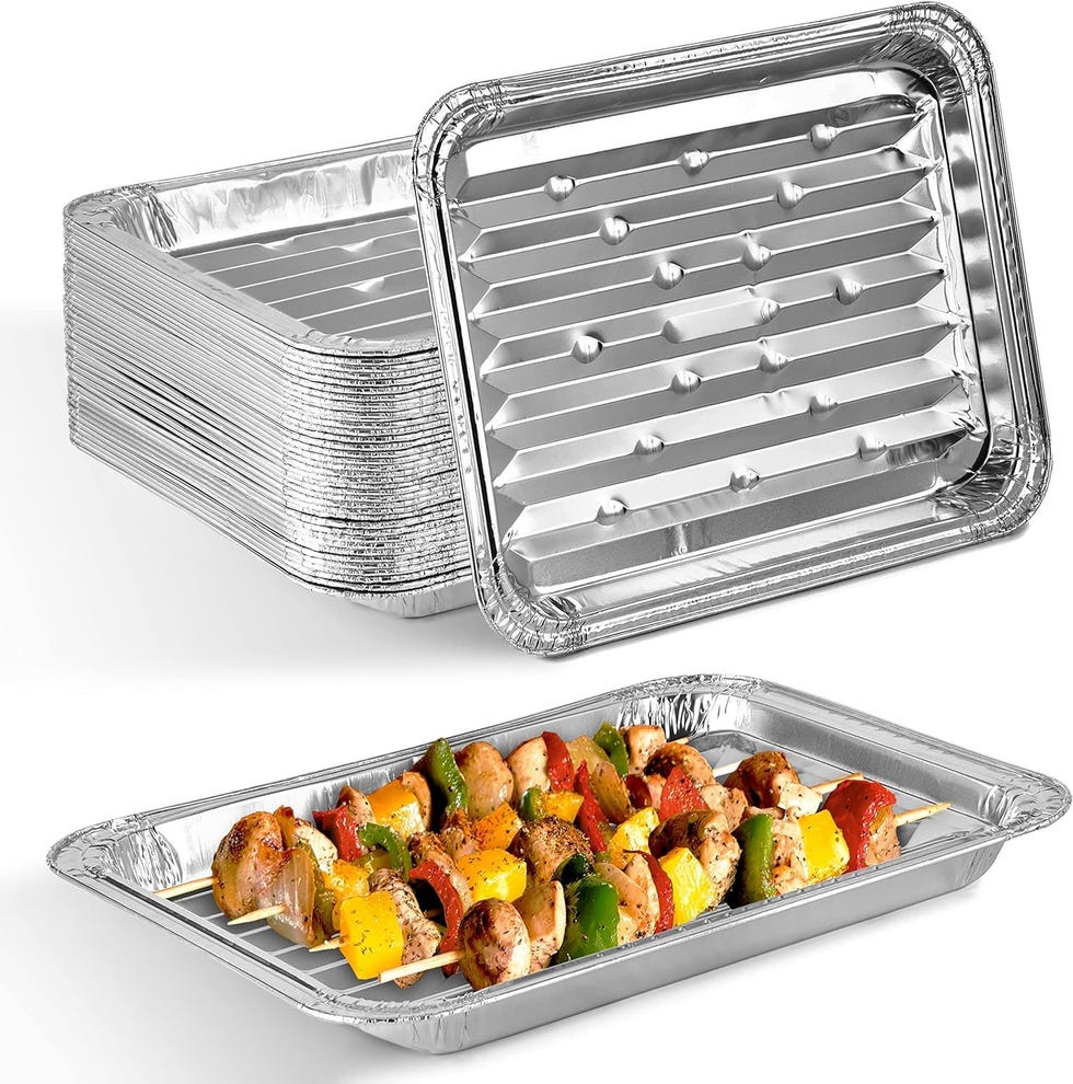 Stock Your Home Disposable Aluminum Foil Broiler Pans (10 Pack)