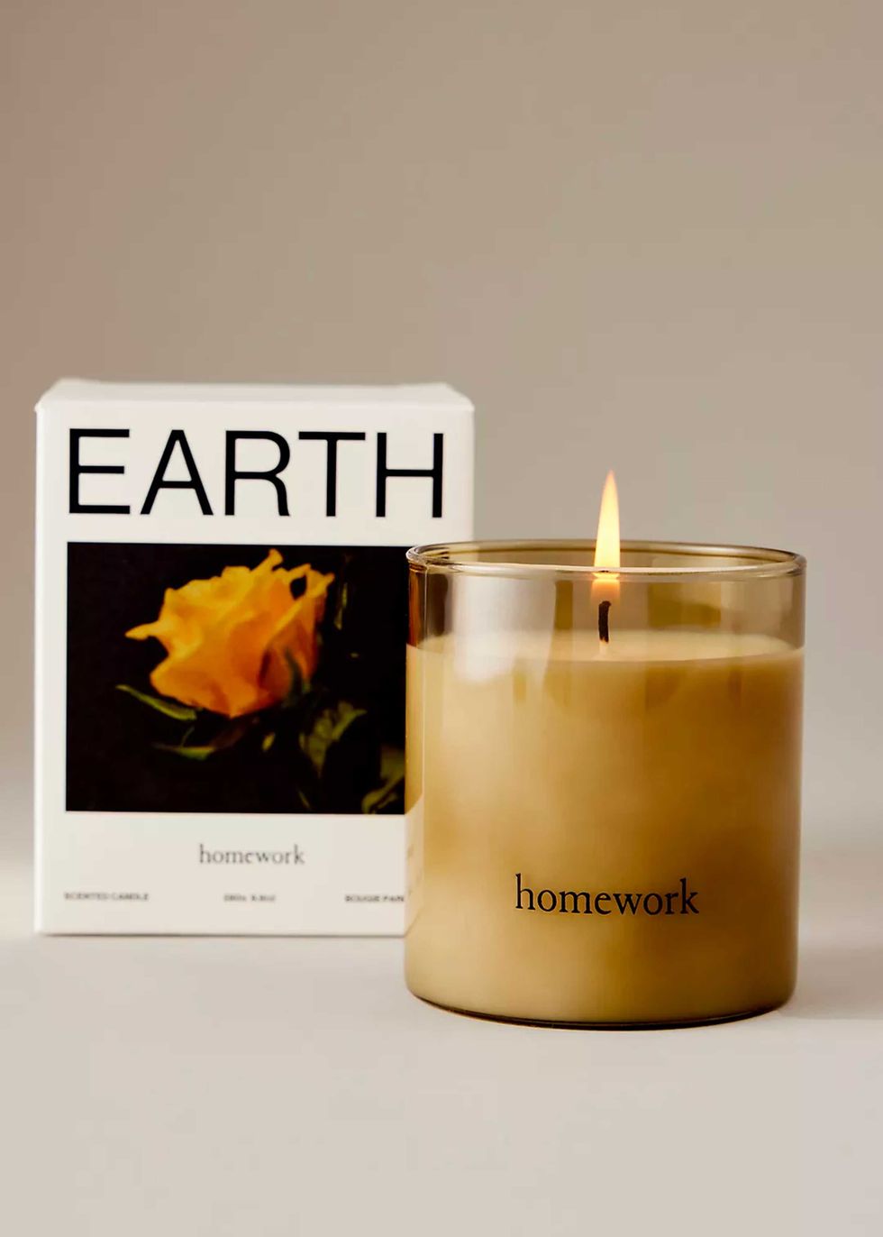  Earth Glass Candle, Large