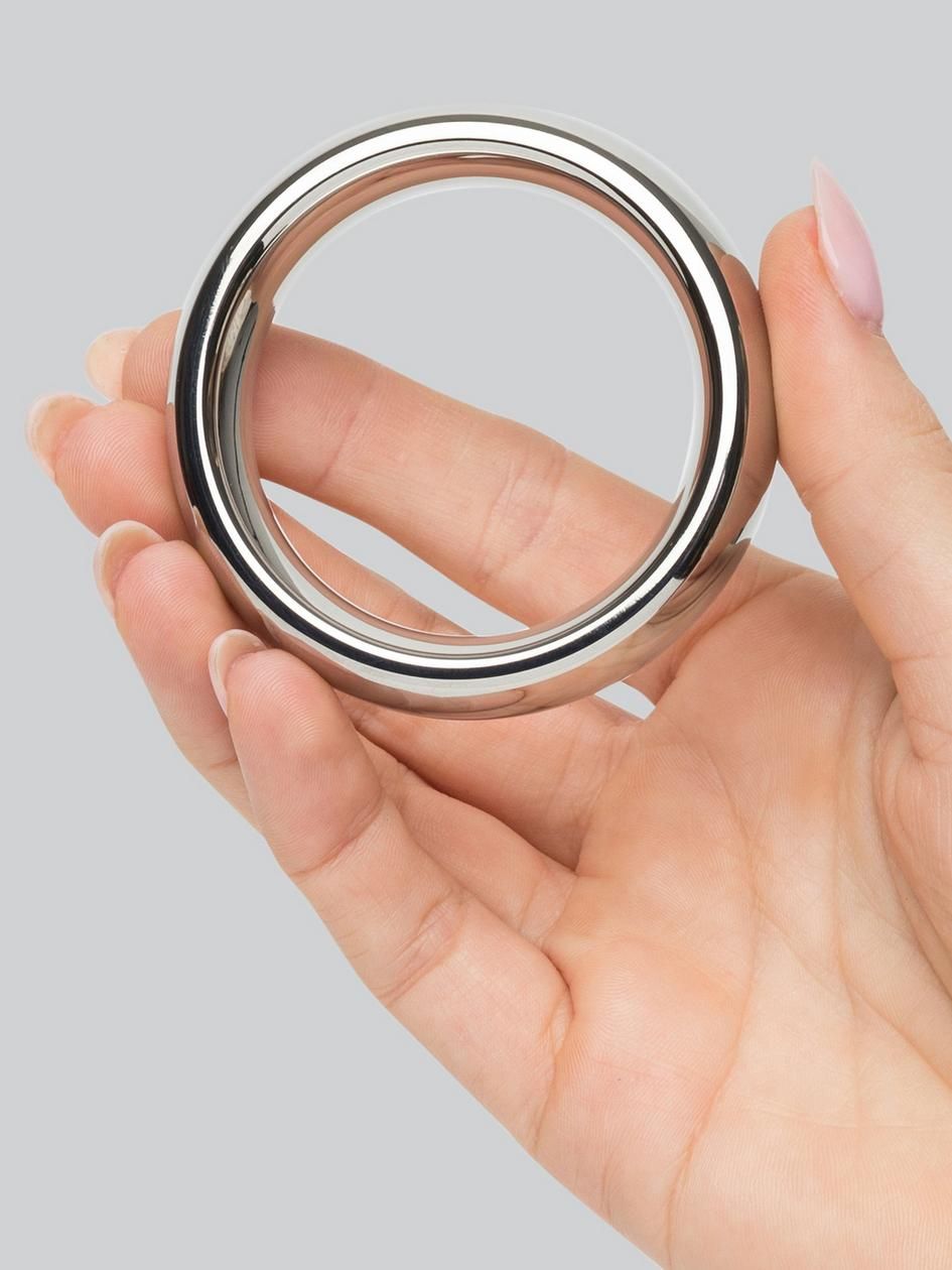 Deluxe Stainless Steel Doughnut Cock Ring