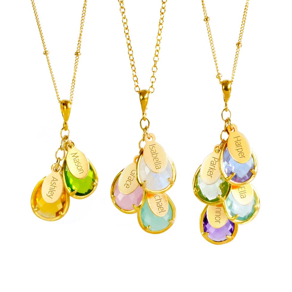 Family Tree of Life Birthstone Necklace