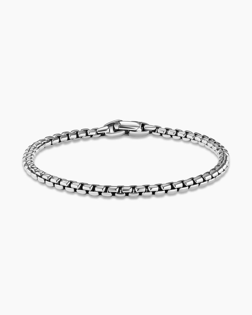 Sterling Silver Box Chain Bracelet