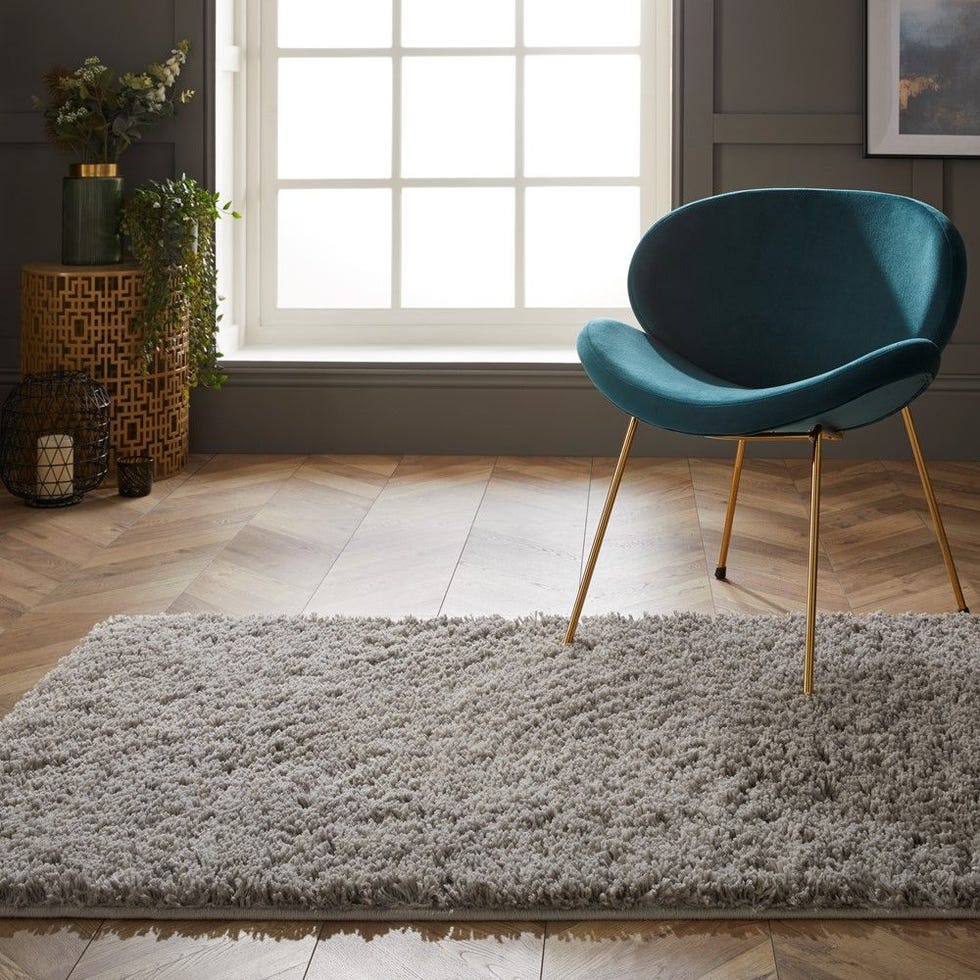 Washable Plain Shaggy Rug