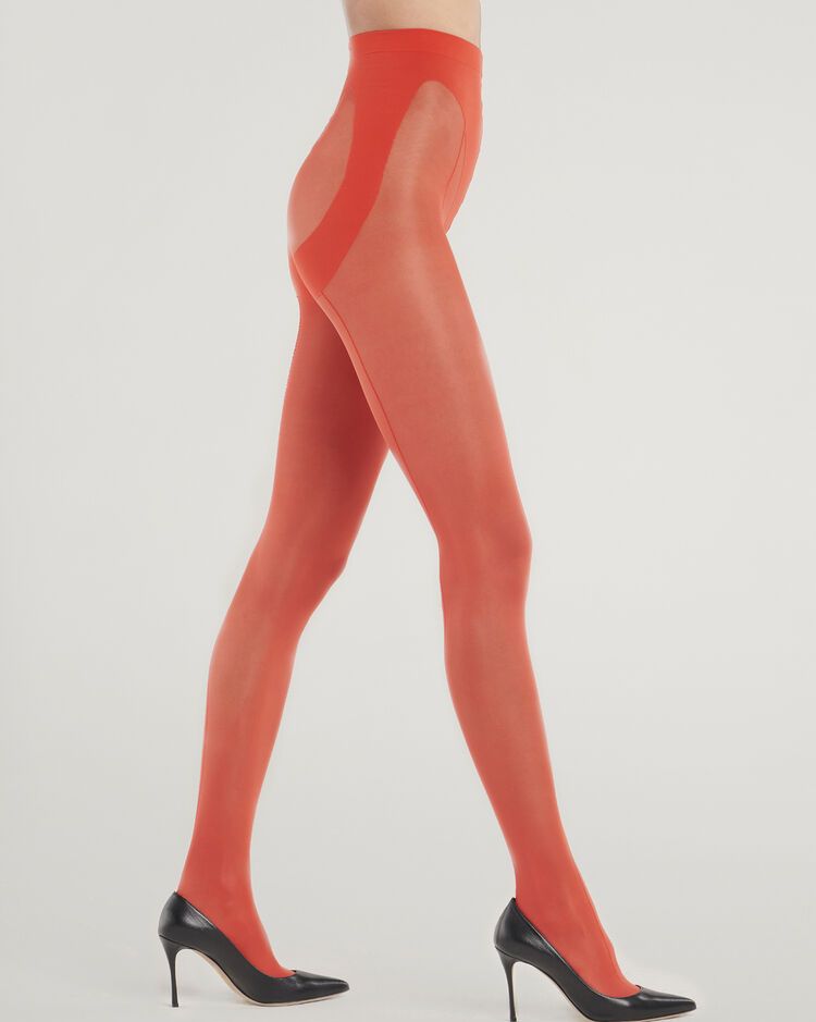 Just bought a pair of red tights. What should I wear with them